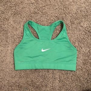Nike Dri Fit Green Sports Bra XS